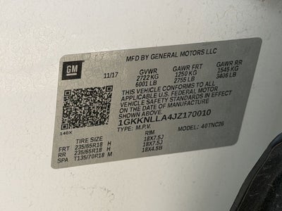 2018 GMC Acadia SLE-2