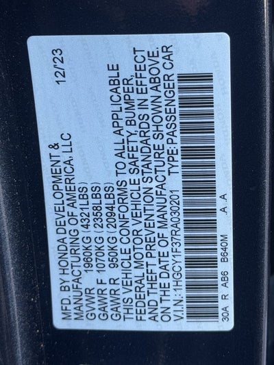 2024 Honda Accord EX