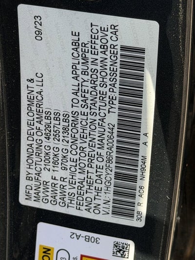 2024 Honda Accord Hybrid Touring