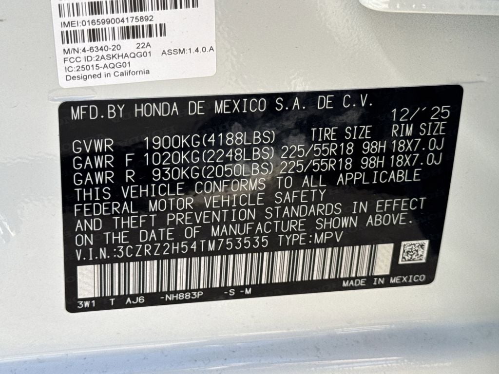 2026 Honda HR-V Sport