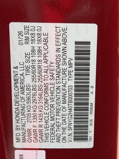 2026 Honda Pilot EX-L