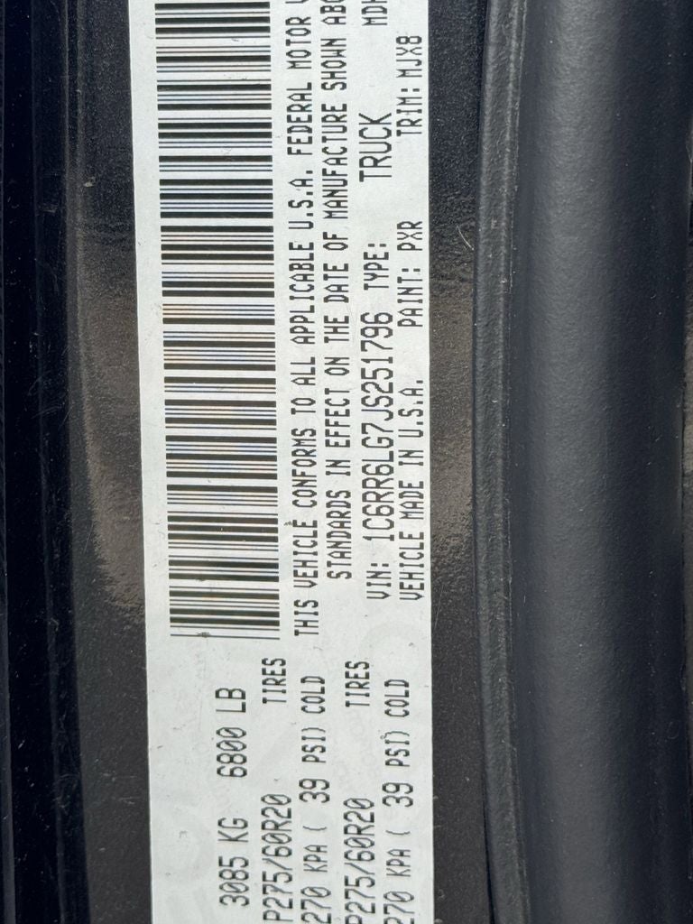 2018 RAM 1500 Big Horn Crew Cab 4x2 5'7' Box