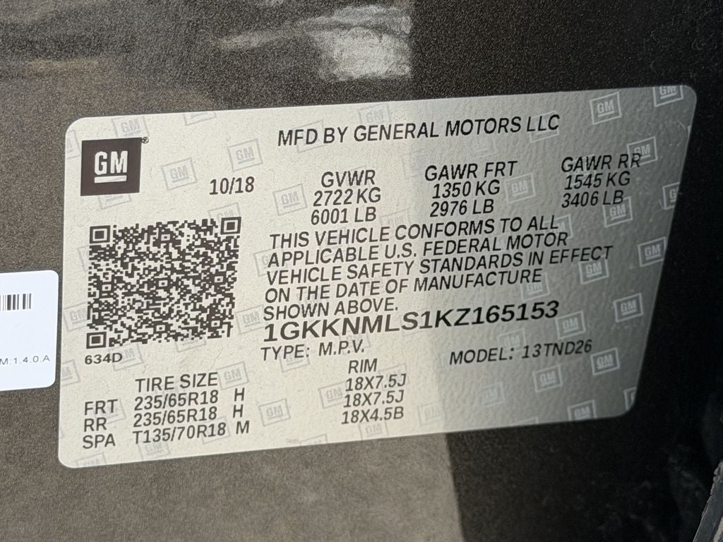 2019 GMC Acadia SLT-1