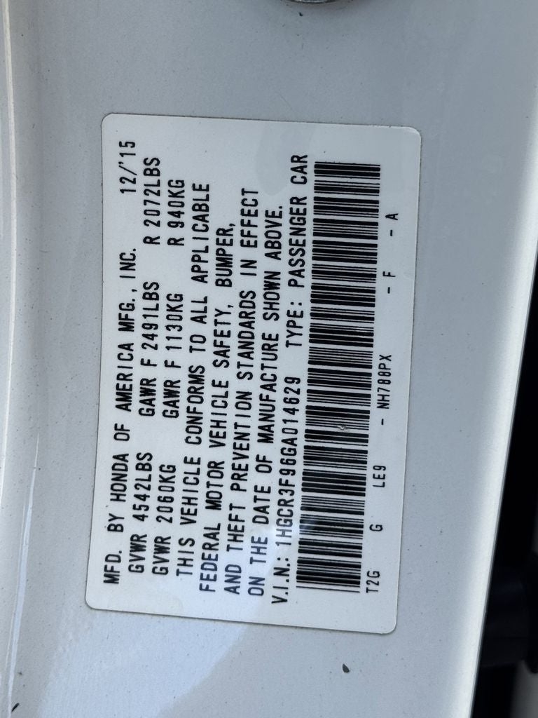 2016 Honda Accord Touring