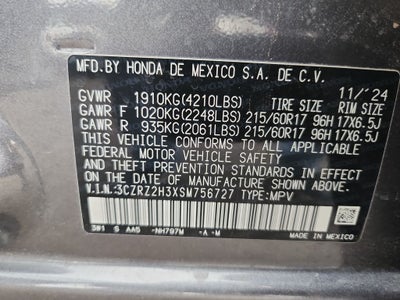 2025 Honda HR-V AWD LX