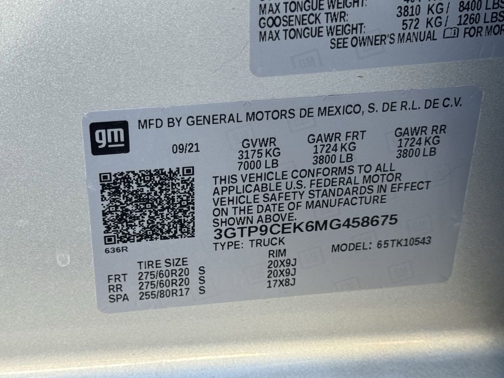 2021 GMC Sierra 1500 4WD Crew Cab Short Box Elevation