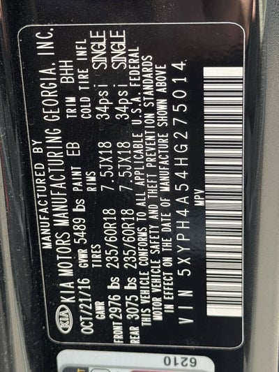 2017 Kia Sorento 3.3L EX