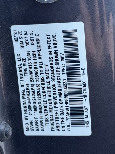 2021 Honda CR-V 2WD EX