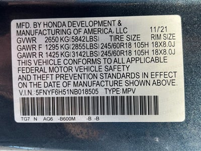 2022 Honda Pilot EX-L