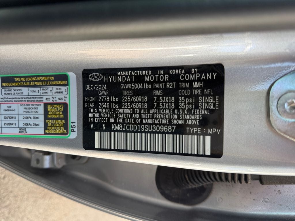 2025 Hyundai Tucson Hybrid SEL Convenience
