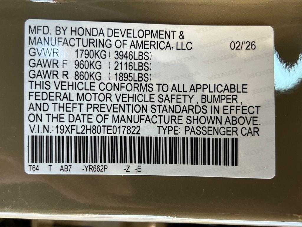 2026 Honda Civic Sport