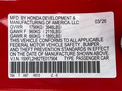 2026 Honda Civic Sport