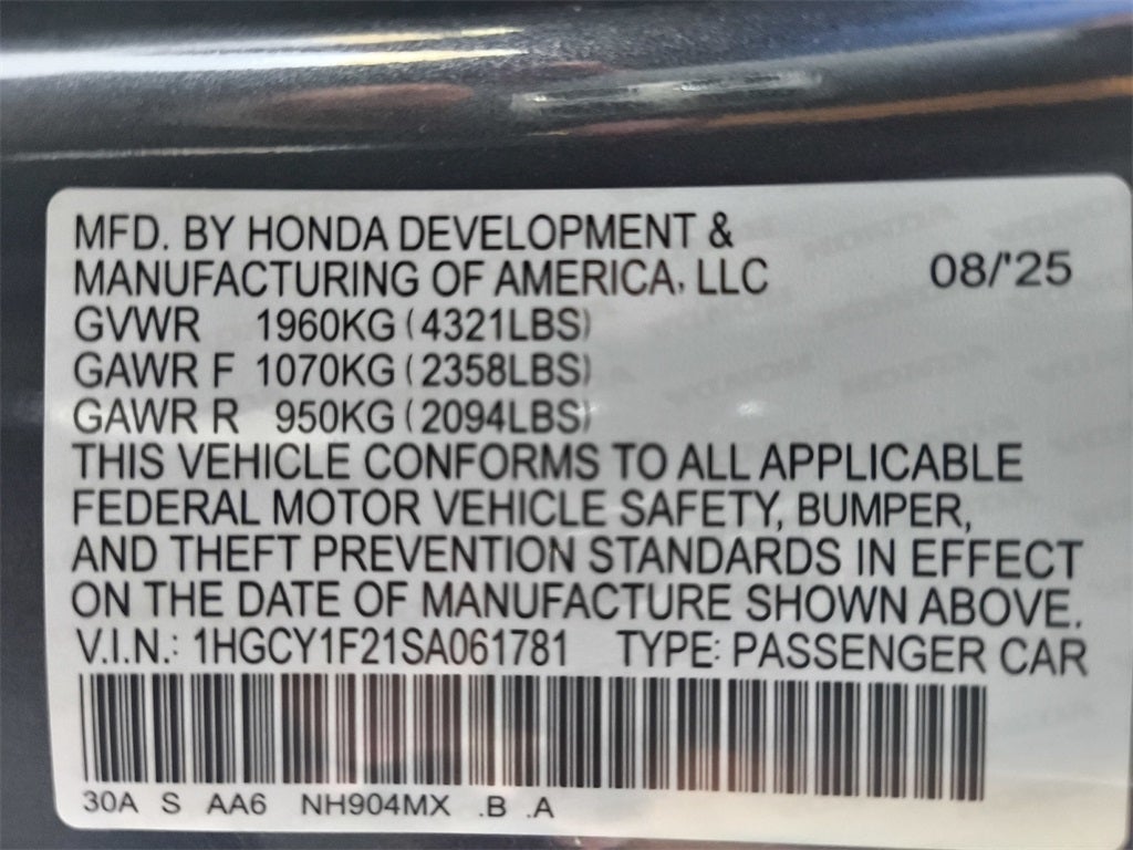 2025 Honda Accord LX