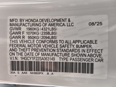 2025 Honda Accord LX