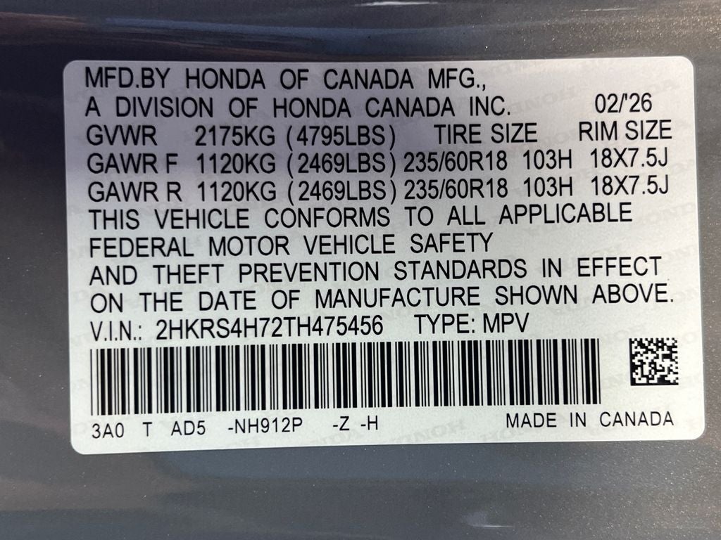 2026 Honda CR-V EX-L