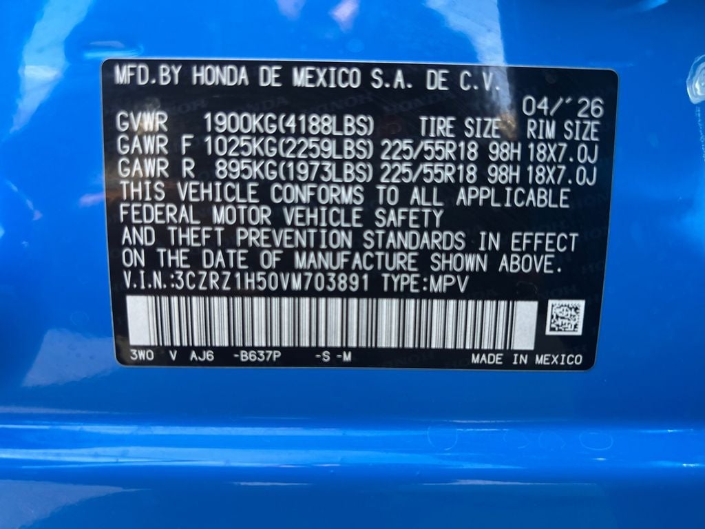 2027 Honda HR-V Sport