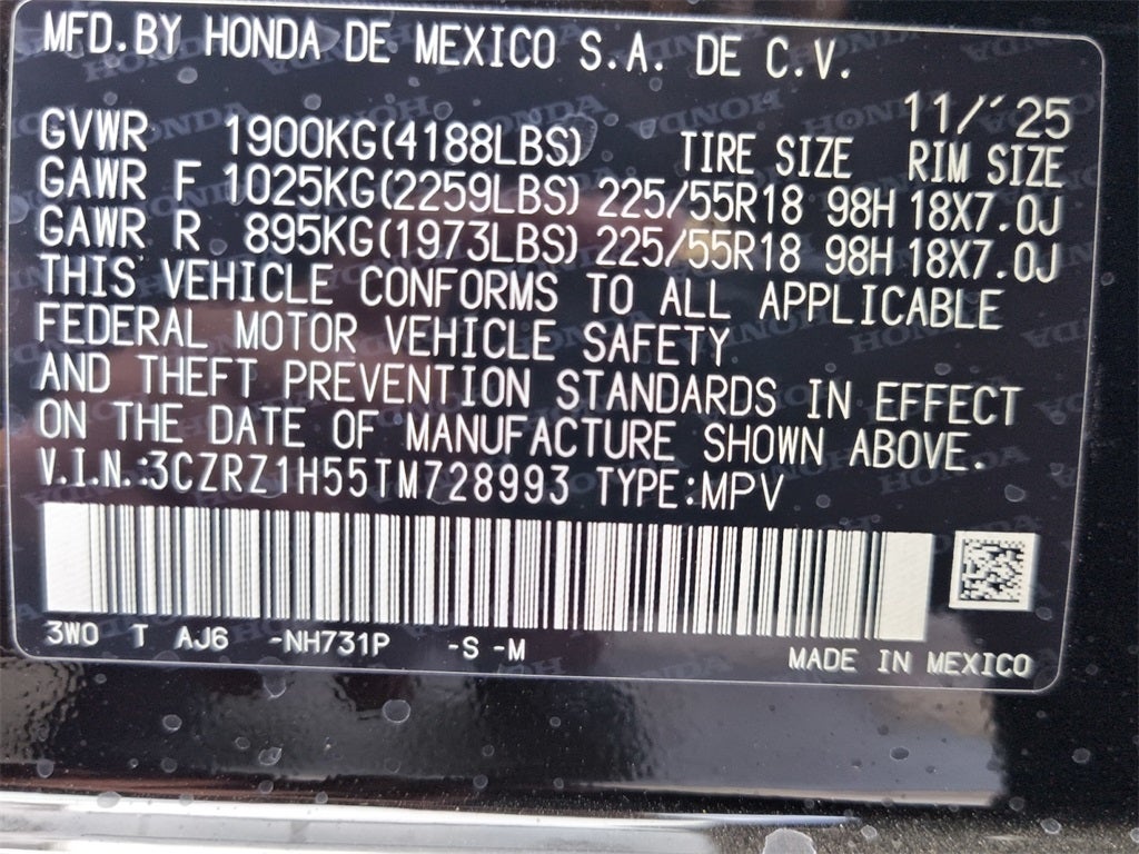 2026 Honda HR-V Sport