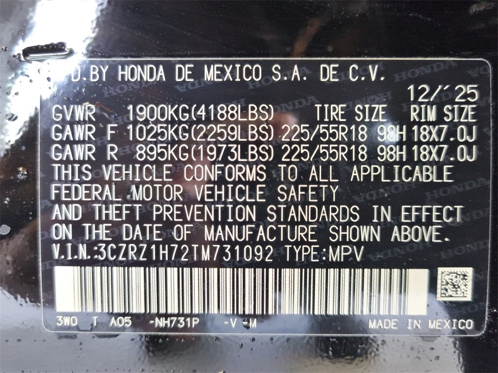 2026 Honda HR-V EX-L