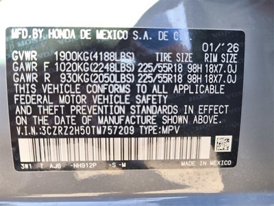 2026 Honda HR-V Sport