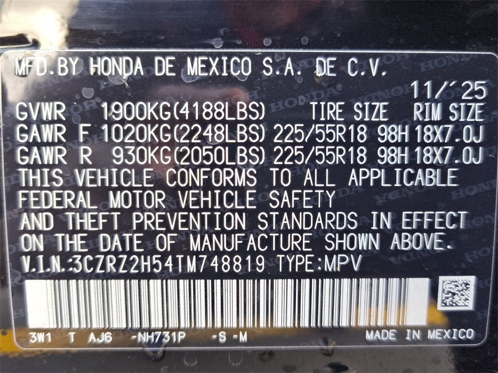 2026 Honda HR-V Sport