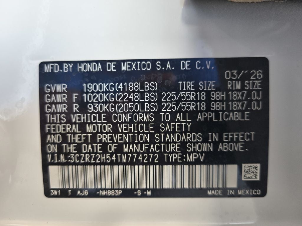 2026 Honda HR-V Sport