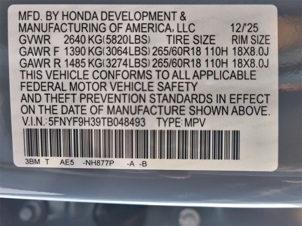 2026 Honda Passport RTL