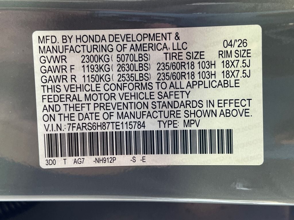2026 Honda CR-V Hybrid Sport-L