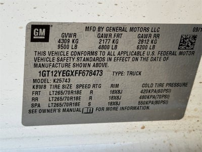 2015 GMC Sierra 2500 HD SLE