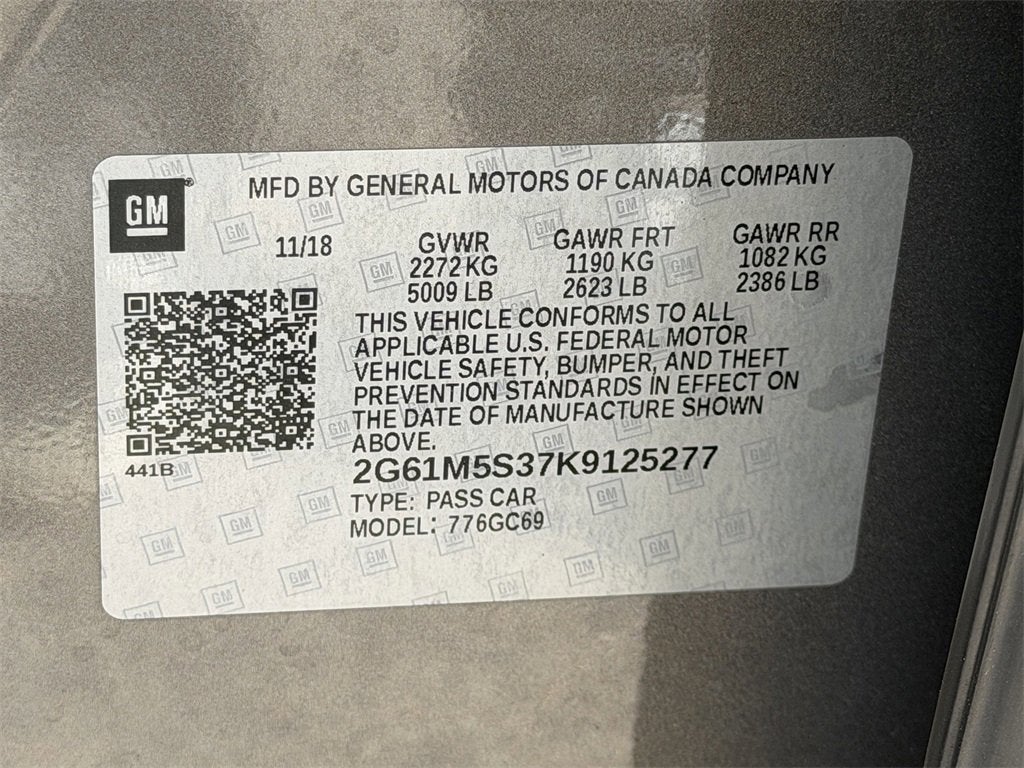 2019 Cadillac XTS Luxury