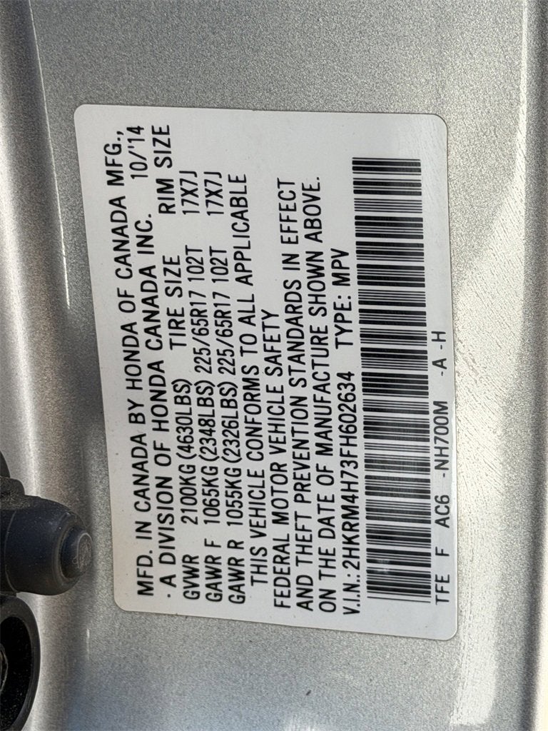 2015 Honda CR-V EX-L