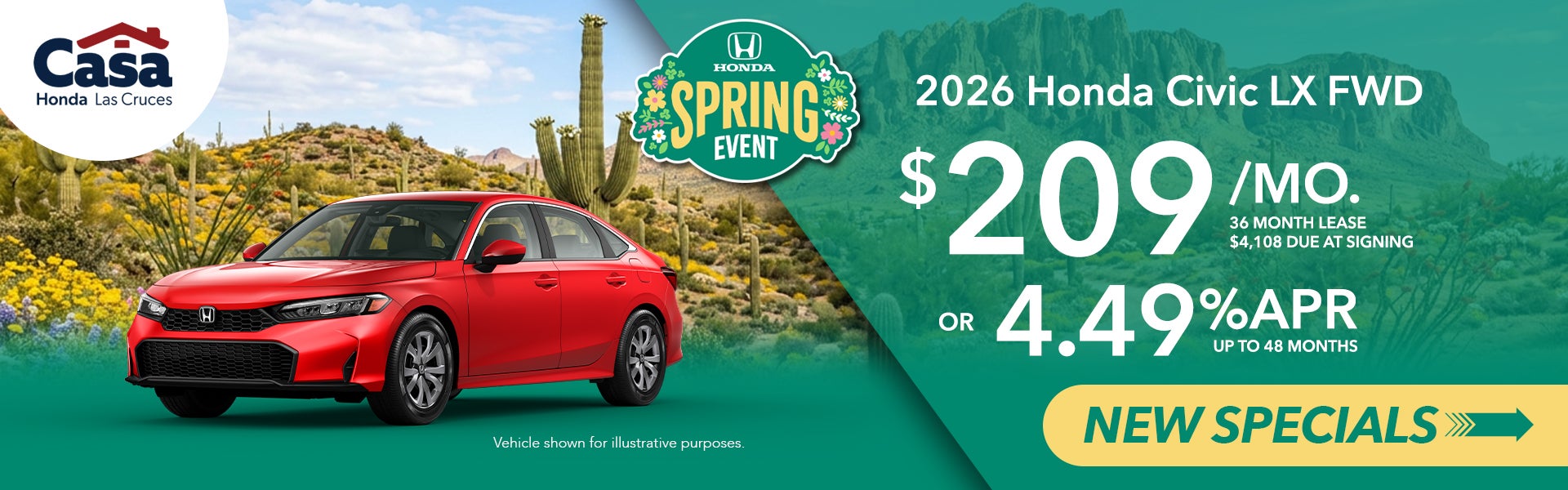 2026 Honda Civic LX FWD