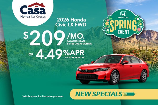 2026 Honda Civic LX FWD