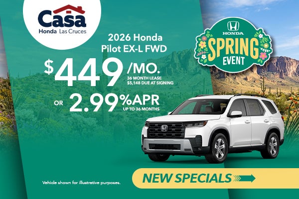 2026 Honda Pilot EX-L FWD