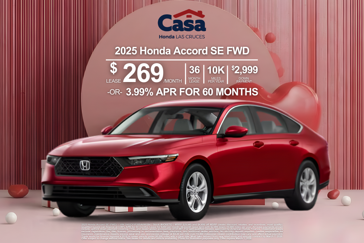 2025 Honda Accord SE FWD