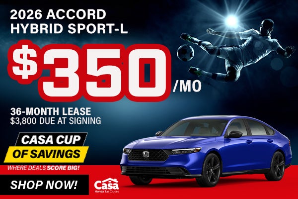 New 2026 Honda Accord Hybrid Sport-L