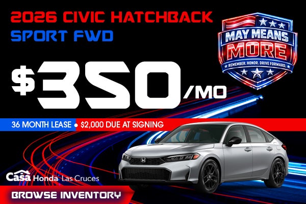 2026 Honda Civic Hatchback Sport FWD