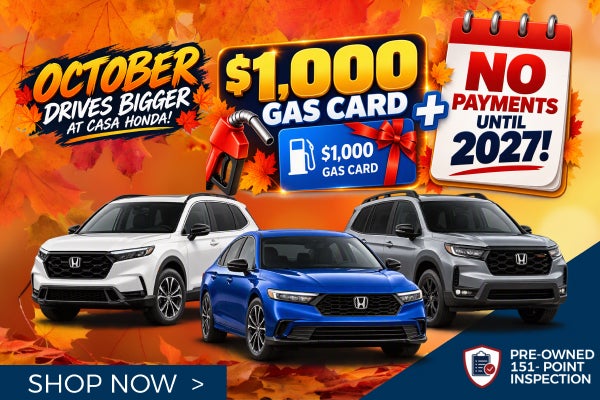 October Drives Bigger