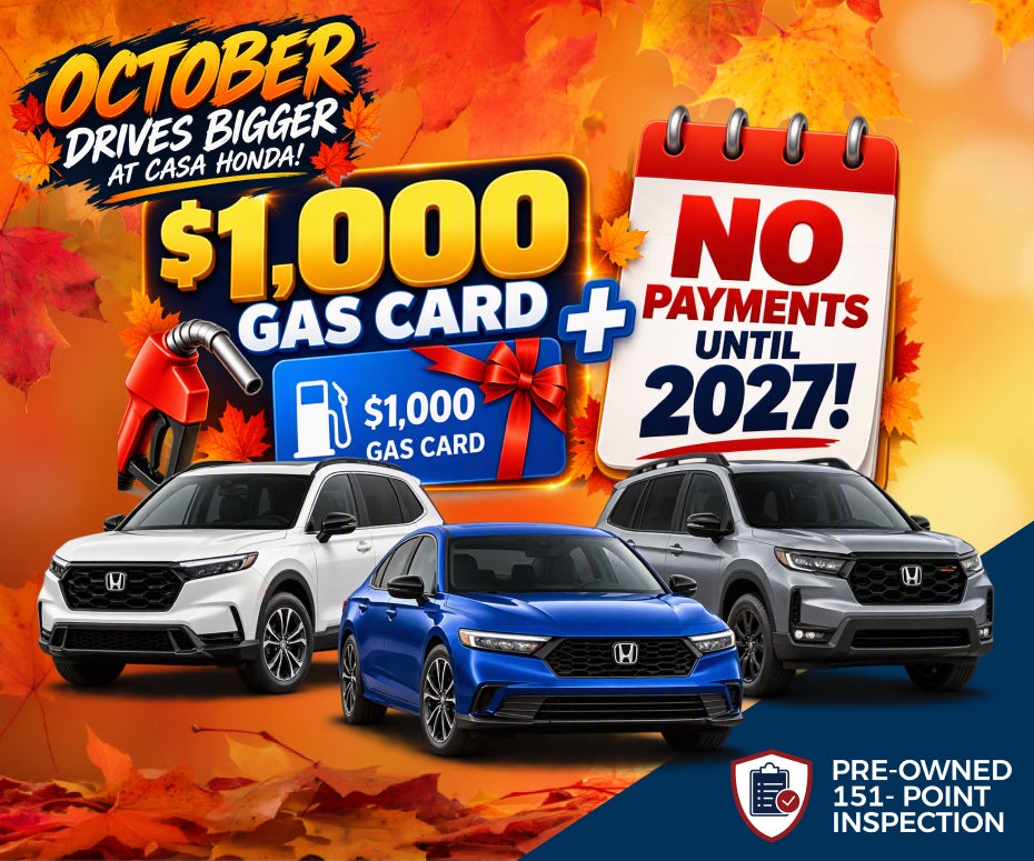 October Drives Bigger