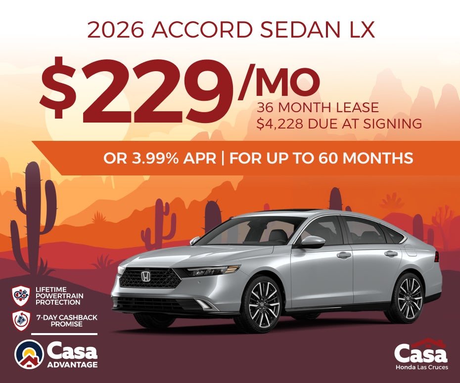 2026 Honda Accord LX Sedan
